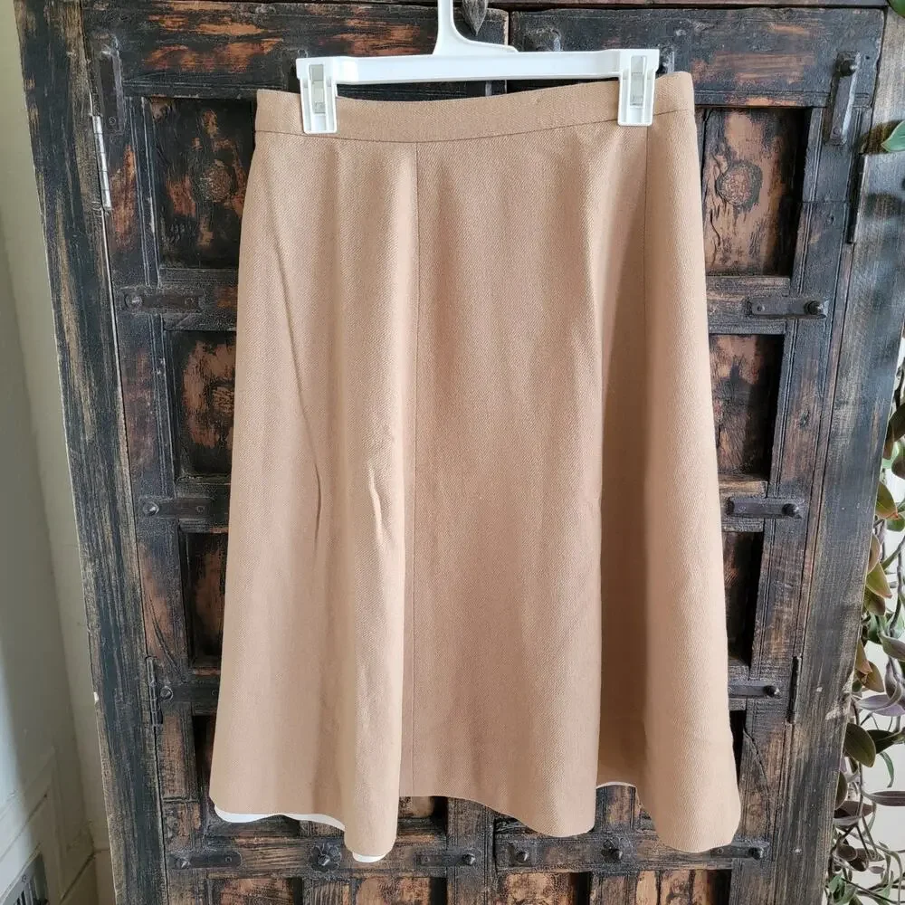 Bettmaar Vintage Ranch Horse Applique Wool Skirt Sz 12 - Picture 3 of 8